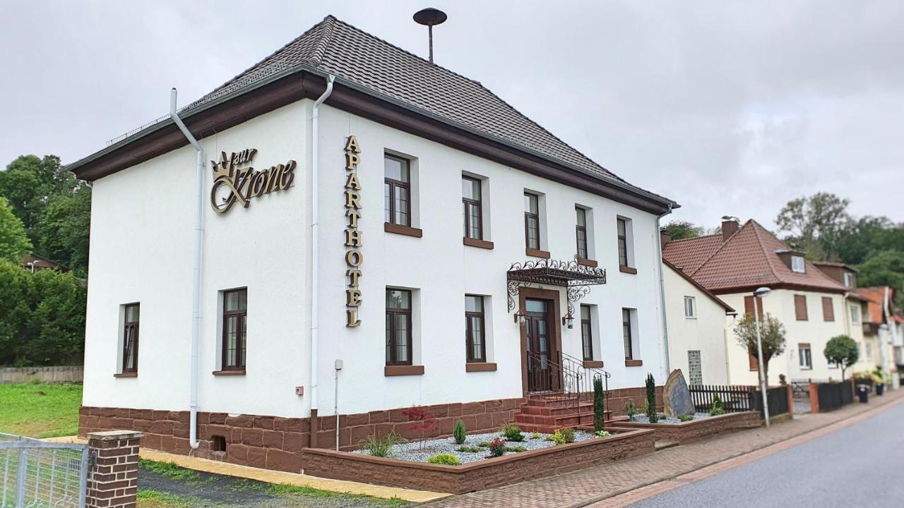 Zur Krone Aparthotel Widdershausen Kültér fotó